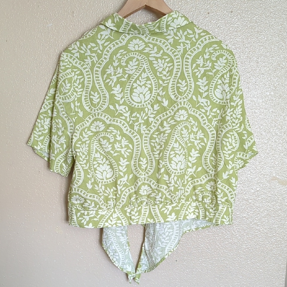 ⚡4x1 Bundle Casual Tops Anne Klein White Blouse with Floral Design - Picture 15 of 15